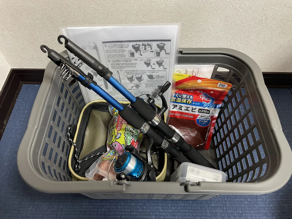 DAISEN UMIHOTARUでレンタルできる釣り道具一式
